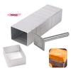 1/3/5Pcs Stainless Steel Appl-e Cake Pie Biscuit Cutter Mold Rectangle Shape with Pusher Cake Decorating Tools Pulburon Molder
