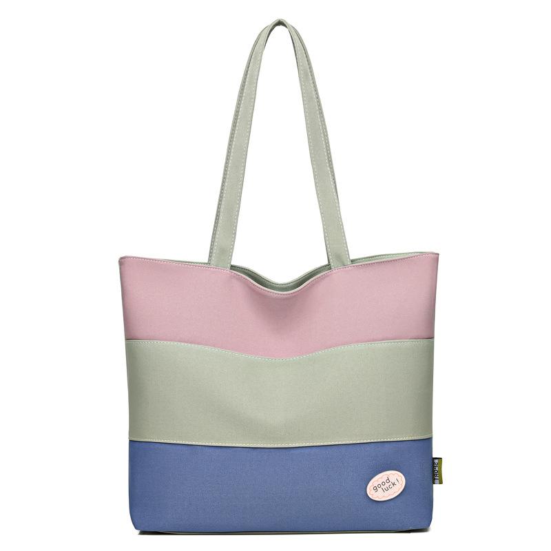 Простая и вместительная одноплечевая сумка, универсальная сумка-тоут для женщин