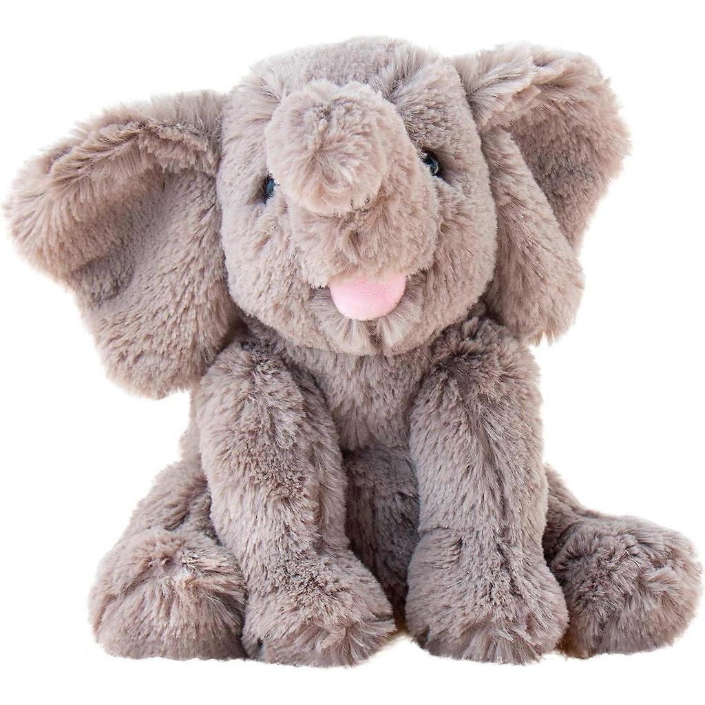 Adorable Plush Calf Elephant Toy Floppy Elephish Ultra Soft Stuffed Animal for Boys Girls Kids Toddlers, Gray, 9''