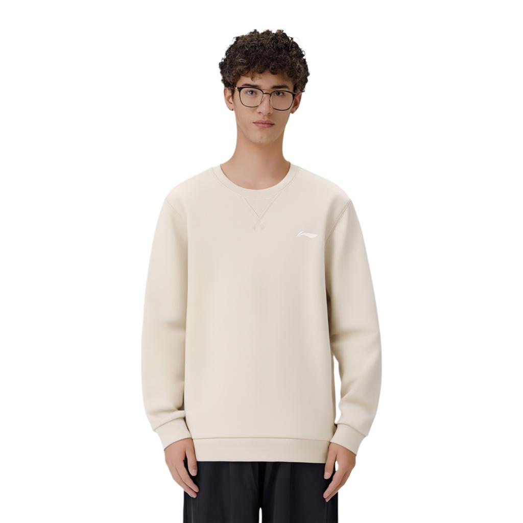 Li Ning Sports Fashion Collection Sweatshirt Men's Oyster Gray AWDPD19-8