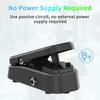 Volume Expression Guitar Effect Pedal 2-in-1 Dual Control Silent Buffer Metal Chassis Stereo Interface No Power Required