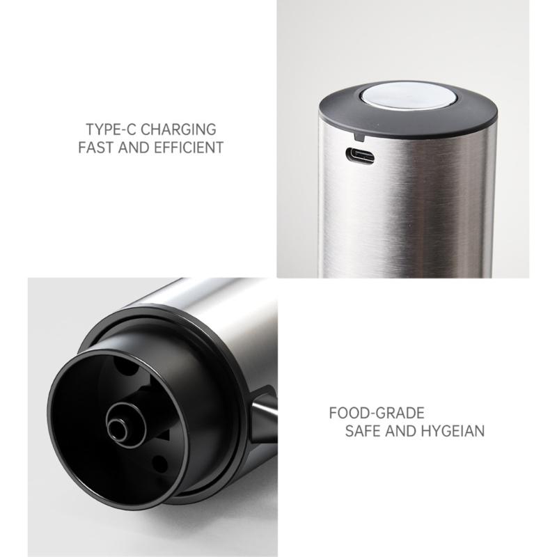 Stainless Steel Wine Dispenser for Convenient and Precise Pouring Rechargeable Wine Aerator Automatic Wine Pourer