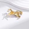 Beautiful Horse Pins Metal Brooches Fun Jewelry Unique Badges Alloy Texture Suitable for Daily Party and Everyday Use