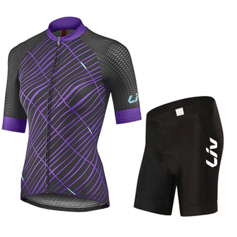 2026 Pro Team Women LIV Cycling Set Summer Women MTB Bike Cycling Clothing Bicycle Clothes Ropa Ciclismo Cycling Jersey Set