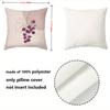 Floral Grape Pillow Set For Cozy Home Decor Polyester pillowcase, sofa decorative cushion cov Headboard Pillow