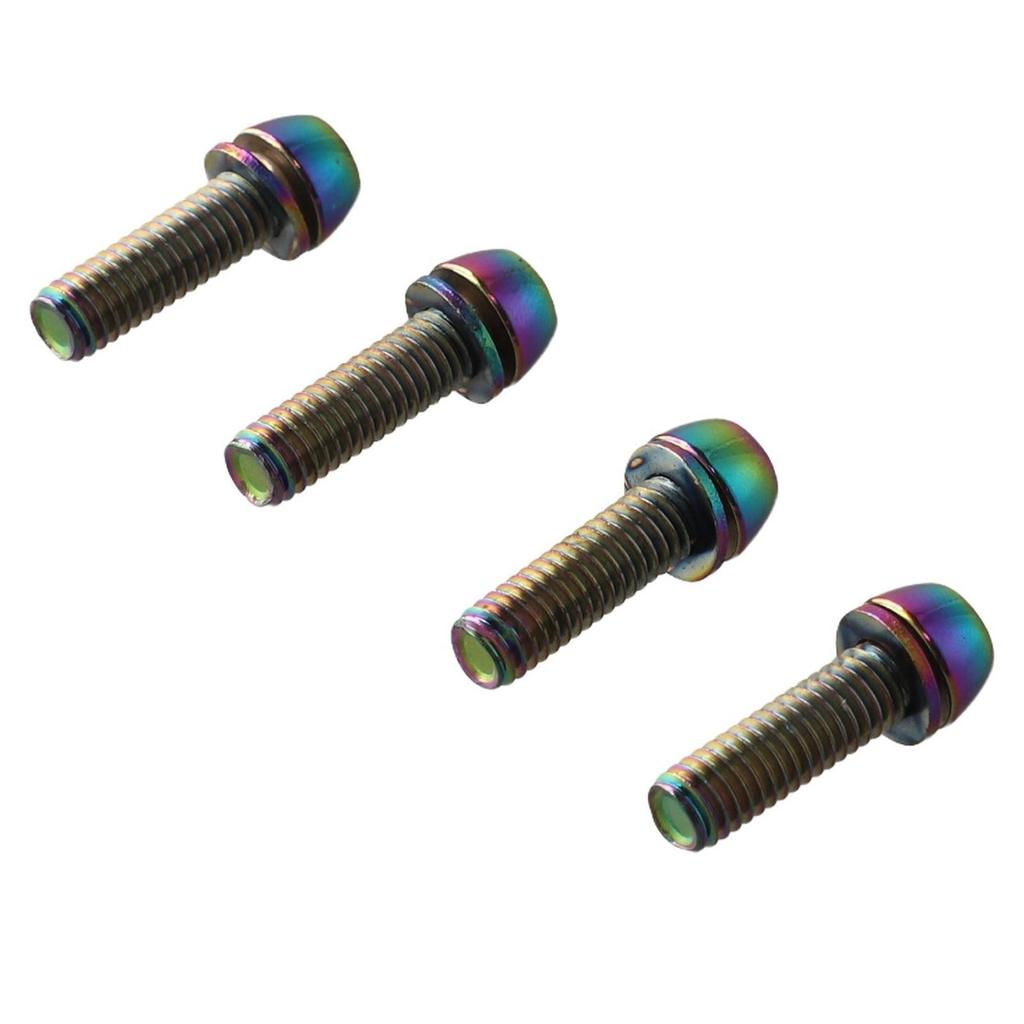 4pcs M5x20mm M6x20mm MTB Bike Bicycle Steering Handlebar Stem Screws Bolts/new