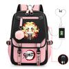 Demon slayer ghost extermination column student schoolbag junior high school student primary school student middle school student backpack