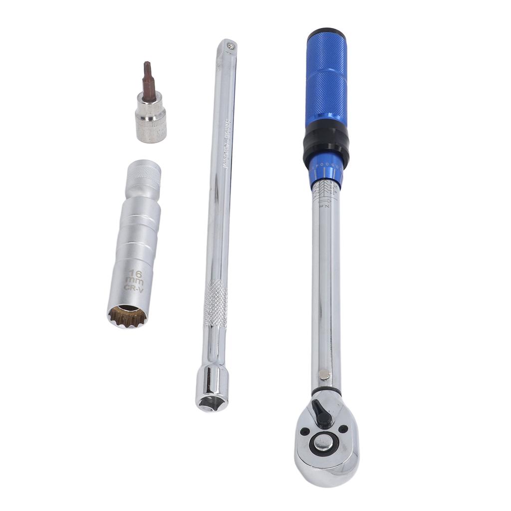 7-teiliger Torsionsschlüssel, 38-Zoll-Antrieb, Klick-Torsionsschlüssel mit 14 mm 16 mm Zündkerzenstecker für Auto