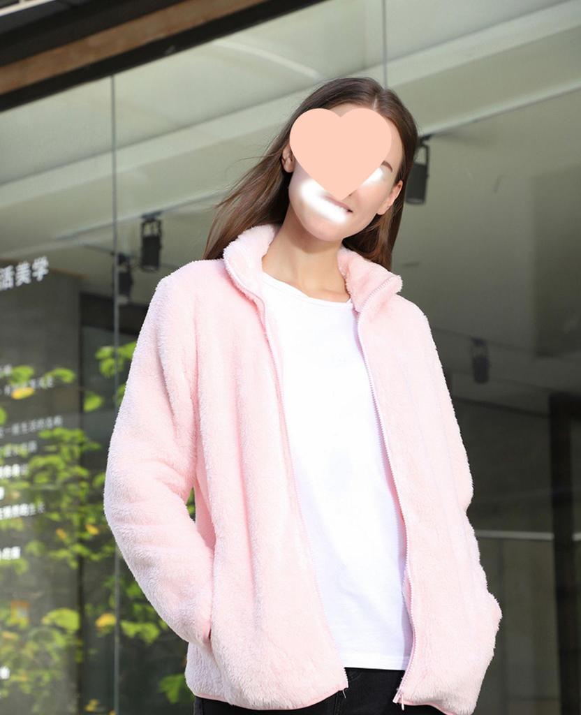 Outdoor Winter Fleece Pajamas: Warm Women's Jacket & Men's Casual Cardigan Hoodie.