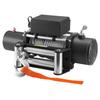 Electric Winch, 5400 kg Load Capacity, 12V DC Truck Winch with 9.1 mm x 24 m Steel Rope, Wireless & Wired Remote Control, IP55 Waterproof for Towing