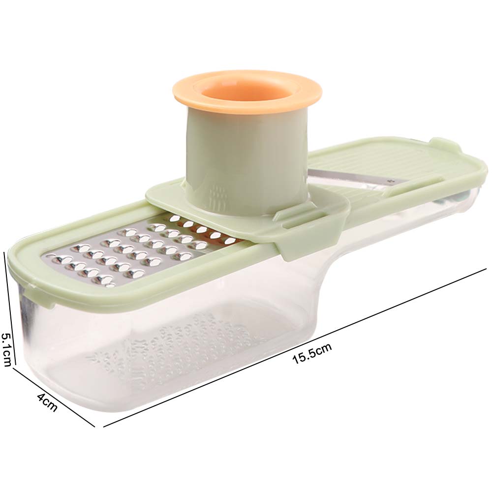 3 in 1 Knoblauchmühle Präzisionsschneiden Knoblauchschneidemaschine Haushalt Ingwermühle Küche