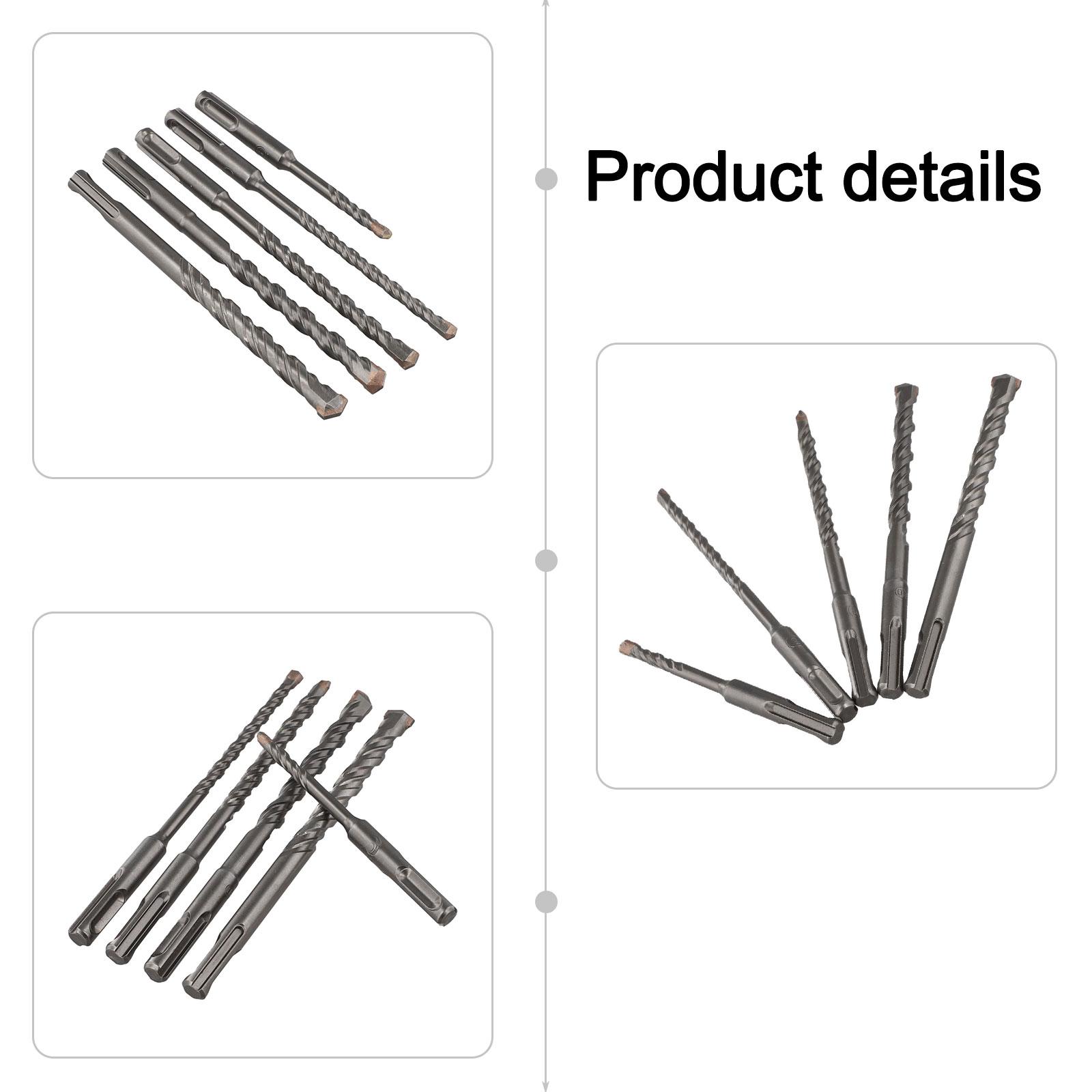 

Carbide Drill Bits Concrete Bit For Construction Double Slot Shank Efficient Waste Removal For Brick And Stone China Mainland