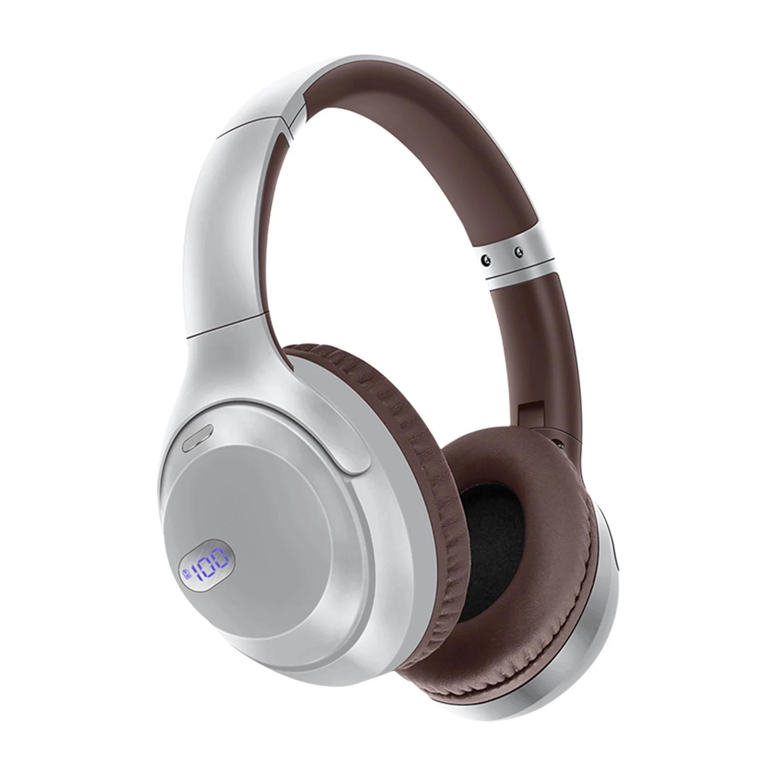 

Kids Bluetooth 5.2 Headphones with LED Cat Ears, 85/94dB Volume Limit & 100H Play Time, Foldable Wireless/Wired Headset with 3.5mm Cable Package size:30*25*15cm срібний