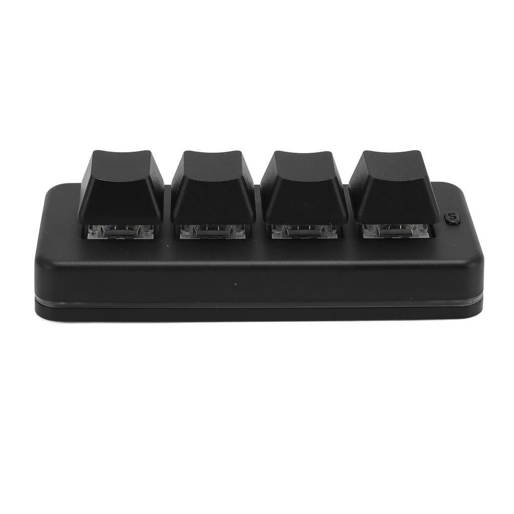 Wireless Bluetooth Wired USB 4 Key Keypad Mechanical Gaming Keyboard Programmable Macro Keyboard RGB Backlit for Phone