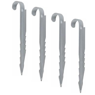 4Pcs Metal Tent Trampoline Ground Stake Fixing Anchors Garden Landscape Anchoring Stakes Fixing Anchors Enduring