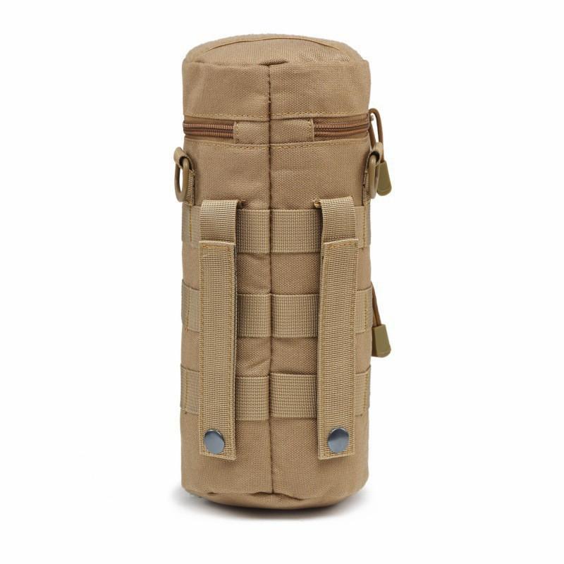 Venkovní 1000D Taška na láhev s vodou Kamuflážní Ramenní Crossbody Molle Příslušenství Závěs na opasek Vojenský Fanoušek Kryt na termohrnek