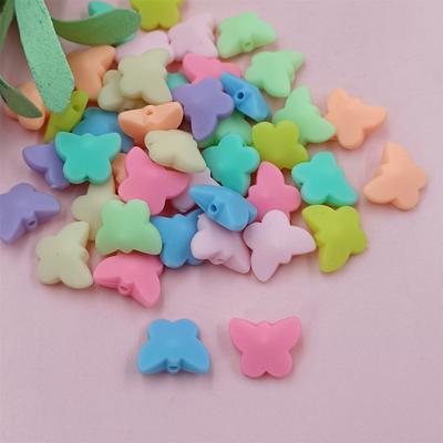 Handgefertigte Lose Perlen Schmetterlingsperlen (14-10)*12mm 50 Stück DIY Schmuckherstellung Halskette Armbänder Mode Gummi