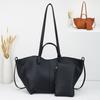 Fashion Commuter Large Capacity Shoulder Bag Lychee Pattern Niche Handbag Trendy Tote Bag Luxury Wholesale Bag