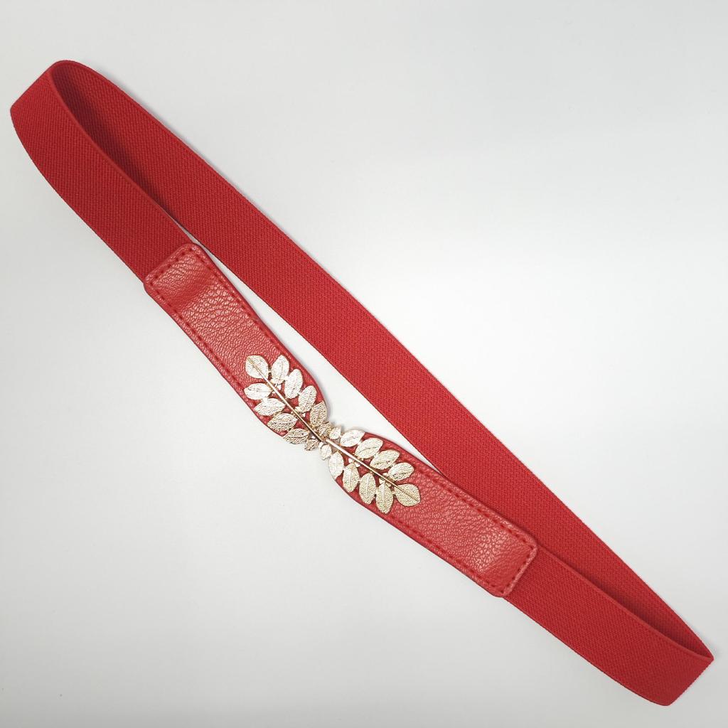 Damen Taillengürtel im koreanischen Stil - Einfacher Blatt-Hakenverschluss, Vielseitiges Kleideraccessoire