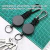 [wowjimi] button to climb the mountain set of 4 reel keychain Loss prevention powerful metal wire extend Maximum 60cm carabiner key reel reel
