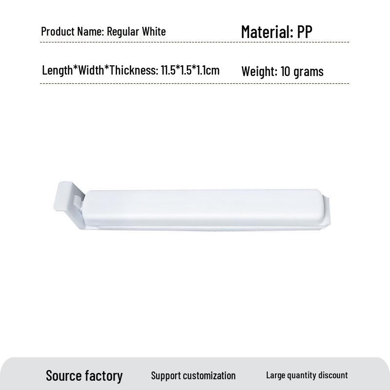 Plastic Food and Snack Bag Sealing Clips for Tea and Seasonings