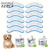 12PCS Cat Water Filter High-Efficiency Activated Carbon Linen Compatible with Most Feeders Pet Care Water Cleaning System