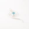 Blue Cat's Eye Gemstone 925 Sterling Silver Jewelry Handmade Blue Stone Pendant PP-42-47