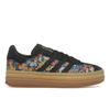 Liberty London X Gazelle Bold Floral Embroidery Women Sneakers Black Core-Black Supplier-Colour JI2572