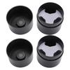 2PCS Nail Glue Storage Jar Portable Leakproof Vacuum Sealing Lash Extension Jar Black