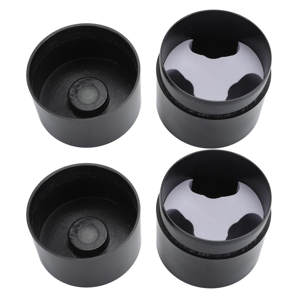 2PCS Nail Glue Storage Jar Portable Leakproof Vacuum Sealing Lash Extension Jar Black