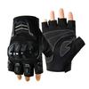 Gants de Moto Antidérapants Gants de Moto Antichute Gants Demi-doigts pour Vélo d'Extérieur