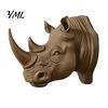 Wall Hanging Accessory Rhino Head Hook for Keys And Hats, Decorative Animal Coat Modern Home Decor Rack Entryway, Creative Key Holder, Versatile