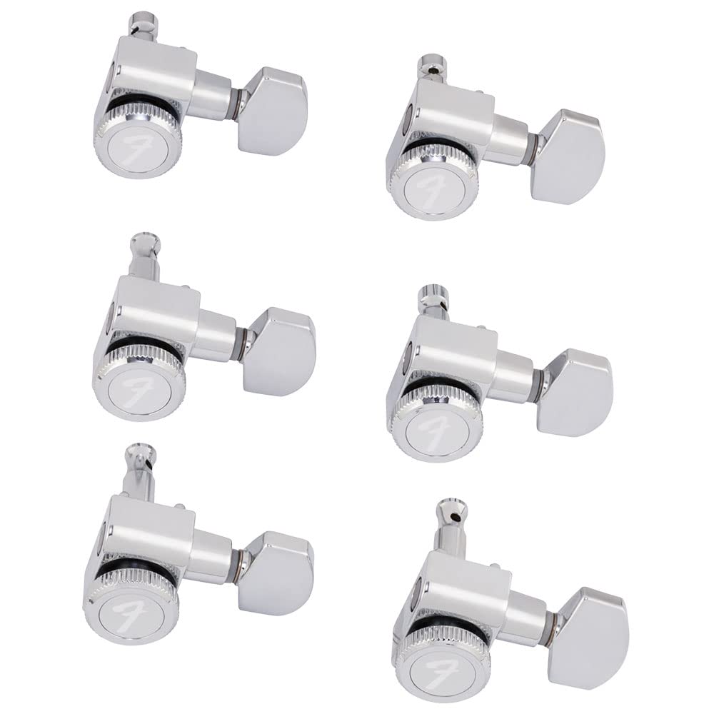 Fender Locking StratocasterTelecaster Tuning Machines (Polished Chrome) (6)