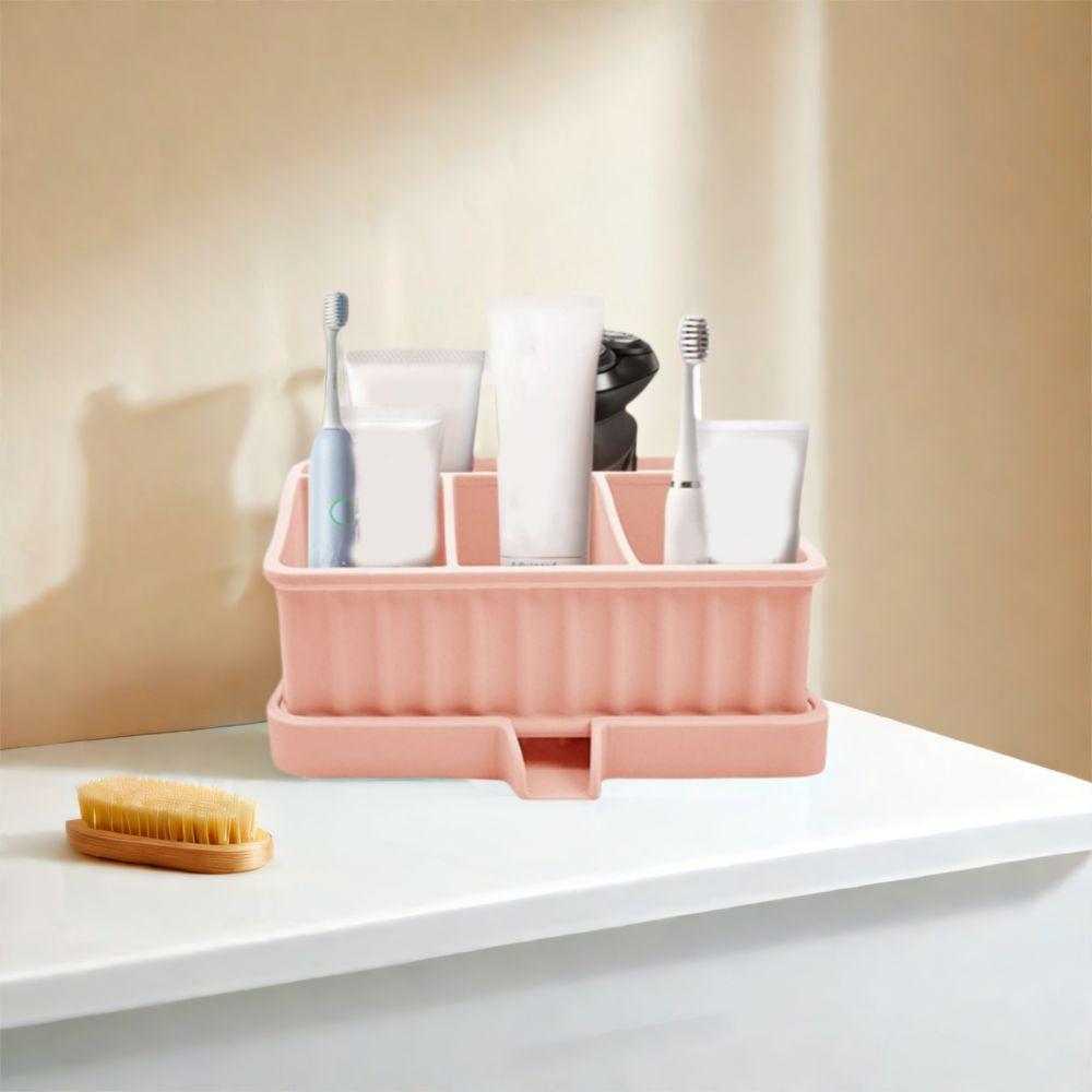 Detachable Toothbrush Holder Anti-Slip Toothbrush Toothpaste Organizer  for Home
