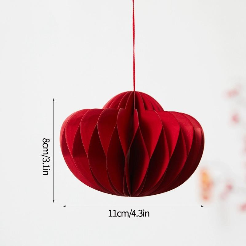 Christmas Decorations Chinese Wedding New Year Hanging Pendants Wall Decoration Home Decor Paper Lantern Accessorie
