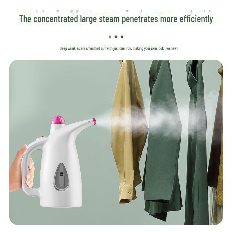 Compact Handheld Garment Steamer and Iron - Portable Mini Clothes Ironing Machine
