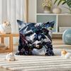 Mobile Suit Gundam Turn A Gundam Anime Plush Pillow Cover Soft Short Plush Cushion Cover For Sofa Bedroom Home Decor Gift