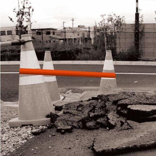 Takagi Marking Tape, Fluorescent Orange, 30mm X 50m