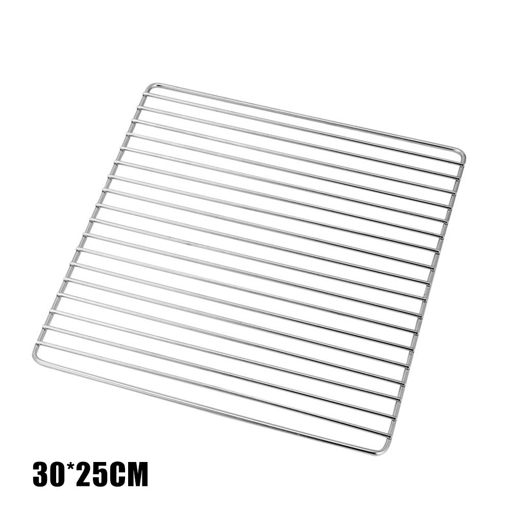 Barbecue BBQ Grill Net Stainless Steel Rack Grid Grate Replacement For Camping Home Outdoor Camping Barbecue Accessories Tool