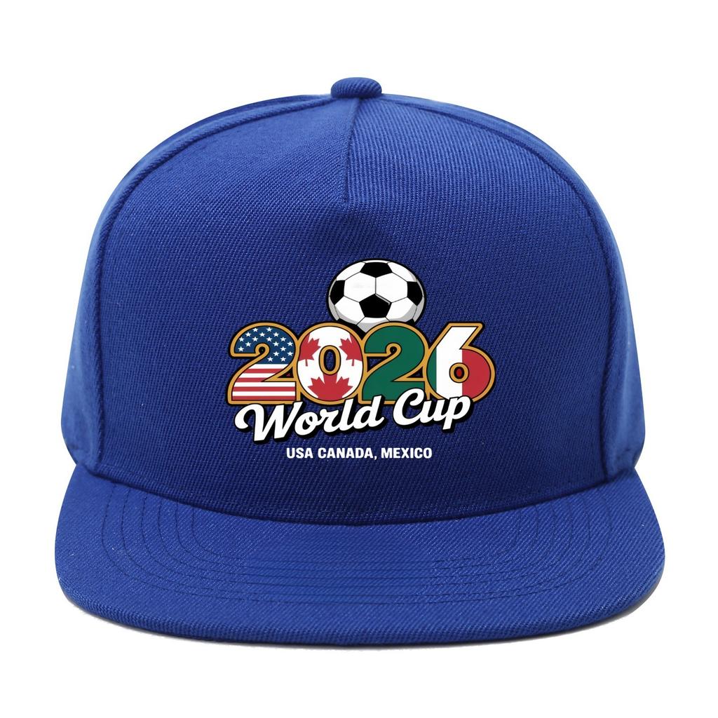 Mistrovství světa ve fotbale FIFA 2026 USA-Mexiko-Kanada Hip Hop Klobouk Unisex Venkovní Ochrana proti slunci Prodyšná Plochý kšiltovka