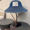 Sunshade Denim Bucket Hats Lightweight Sun Protection Basin Cap Soft Retro Fisherman Hat  Summer