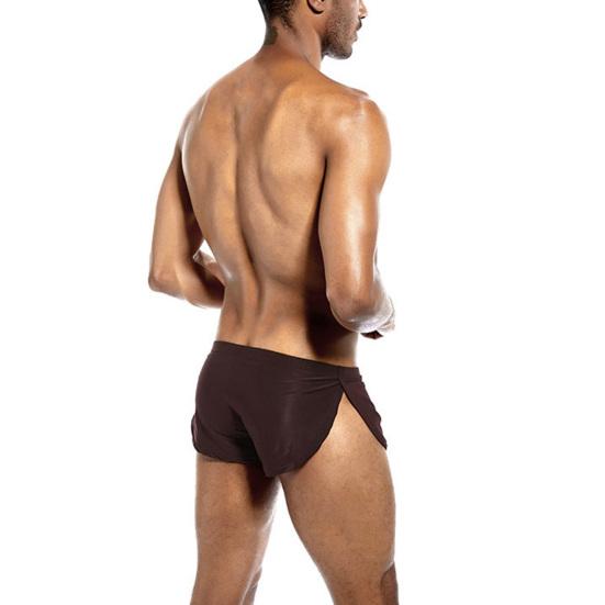 Men Boxer Underwear Low Waist Breathable Smooth Wiring Perfect Fit Shorts Panties Solid Color Loose Fit Home Underwear