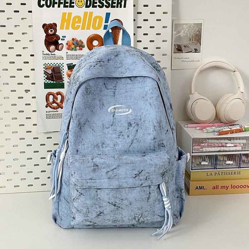 School bag female college student simple versatile high value backpack junior high school girls high school casual backpack