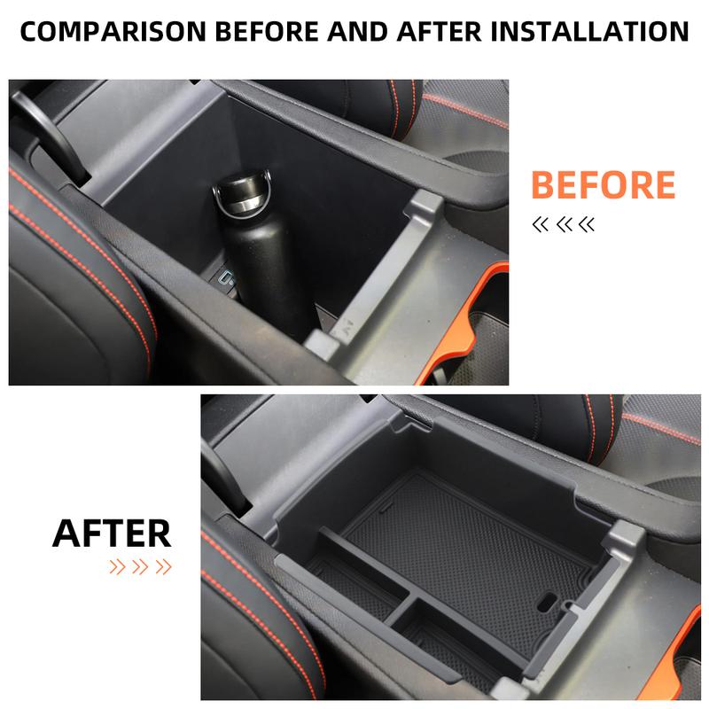 For BYD Shark Pickup 2024 2025 Central Armrest Storage Box Console Organizer Containers Tray Interior Accessories
