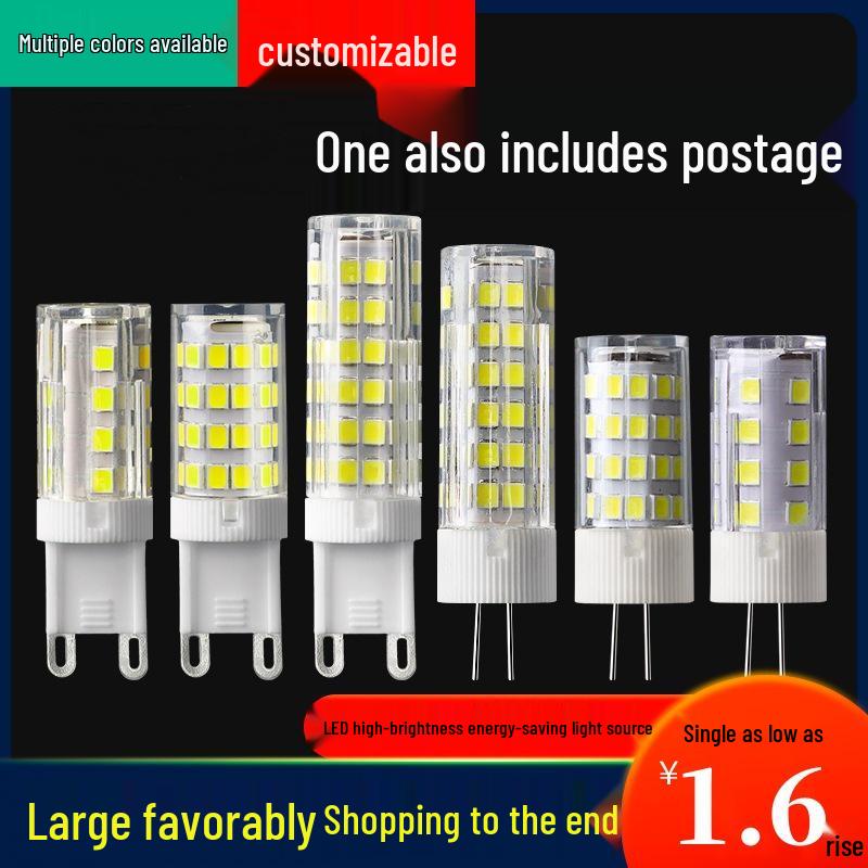 G9 & G4 LED Bulb: Super Bright, Low Voltage Pin Light, Small Crystal Corn Lamp, 220V