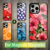 Hibiscus Hawaiian Flower For iPhone 12,Pro,16,15,Mini,13,17,Max,11,14,Plus,For Magsafe,Magnetic Wireless Charging Case