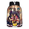 Cartoon Male Peripheral Student School Bag Gorillaz Creative Fashion Trend Backpack