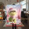 Christmas Gift Comedy Movie How the Grinch Stole Christmas blanket home warming, four season bed decoration sofa cover flannel throwing blanket K16