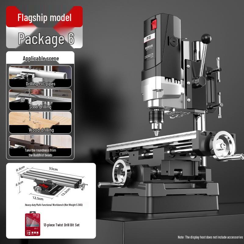 High-Power 220V Multi-Functional Bench Drill for Household and Industrial Use