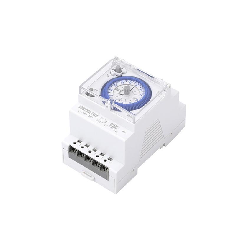 

Sul181d DIN Rail Timer Switch 24 Hour Programmable Boarding Timing Controller For Street Light Highway Home Devices